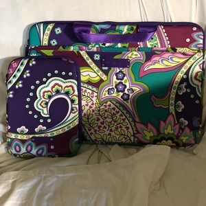 Vera Bradley Neoprene laptop case & iPad mini case